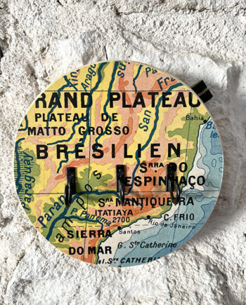 Porte Clés Mural "Vous Êtes Ici" Brésil