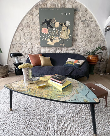 Table Lövbacken "Fleuve Bleu"