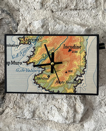 Horloge "Vous Êtes Ici" Corse