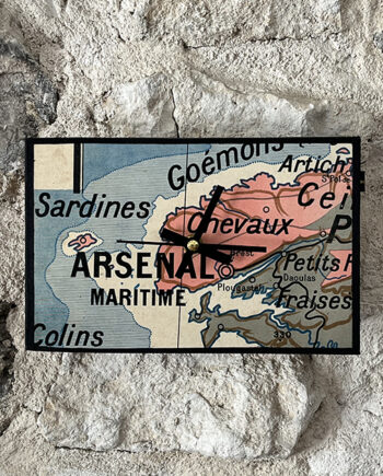 Horloge "Vous Êtes Ici" Bretagne
